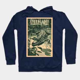 Everglades National Park Vintage Travel  Poster Hoodie